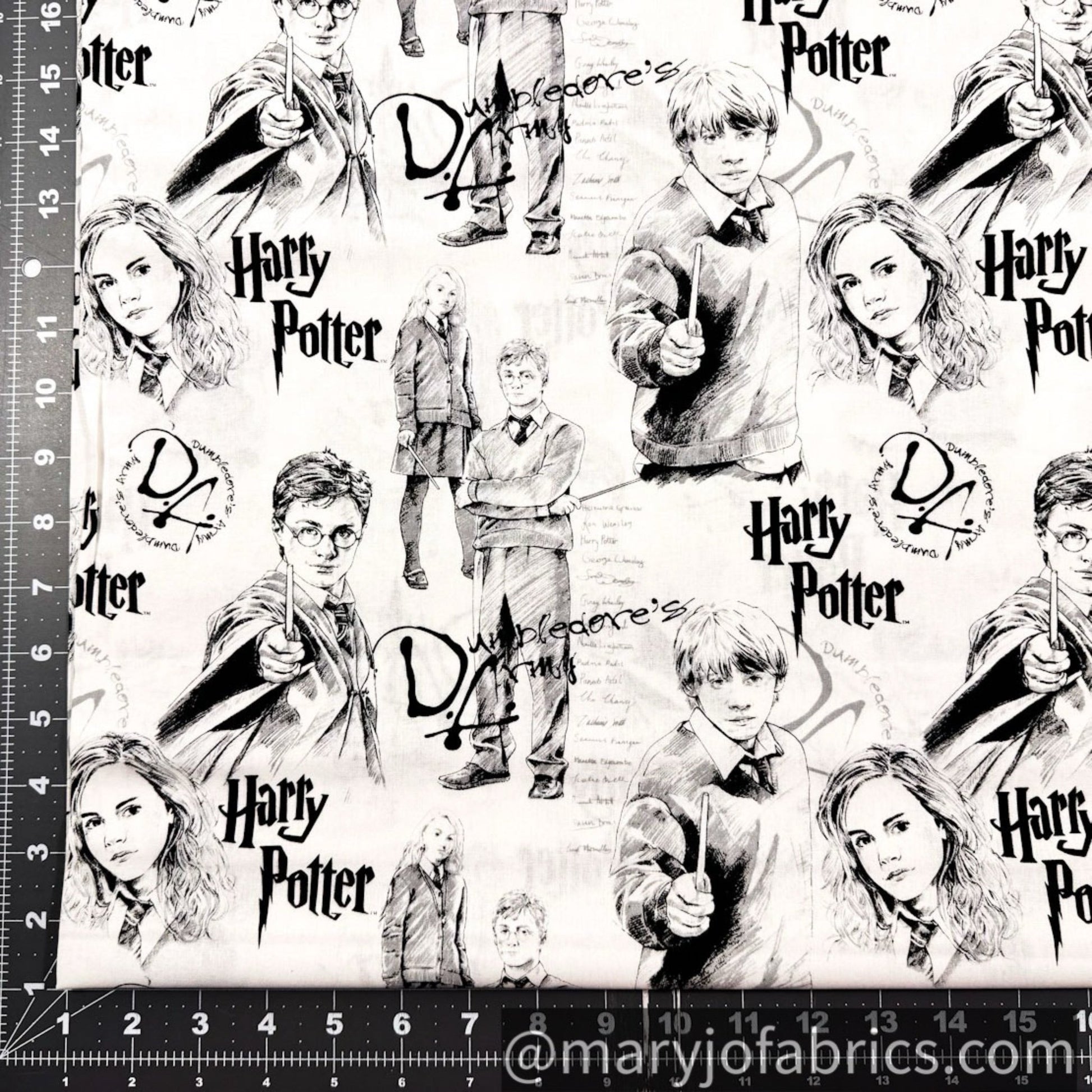 Harry Potter Fabric 23800 Dumbledore Army - Mary Jo Fabrics