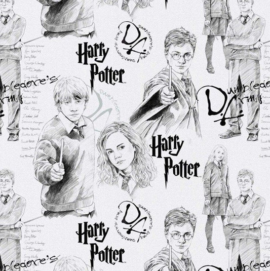 Harry Potter Fabric 23800 Dumbledore Army - Mary Jo Fabrics