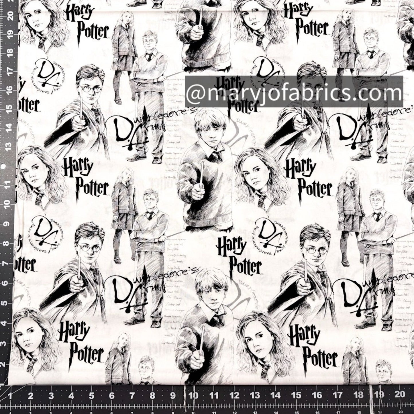Harry Potter Fabric 23800 Dumbledore Army - Mary Jo Fabrics