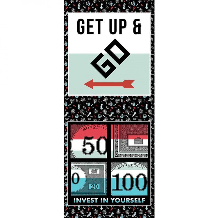 Hasbro Monopoly Fabric Panel 95070105P Invest - Mary Jo Fabrics