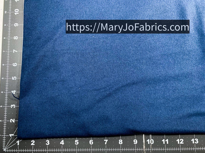 Heavy Flannel Solid 66 - 27 Navy Blue FLANNEL - Mary Jo Fabrics