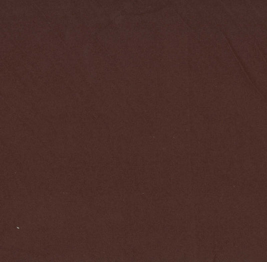 Solid FLANNEL Brown 66-13 Chocolate Heavy FLANNEL Expresso