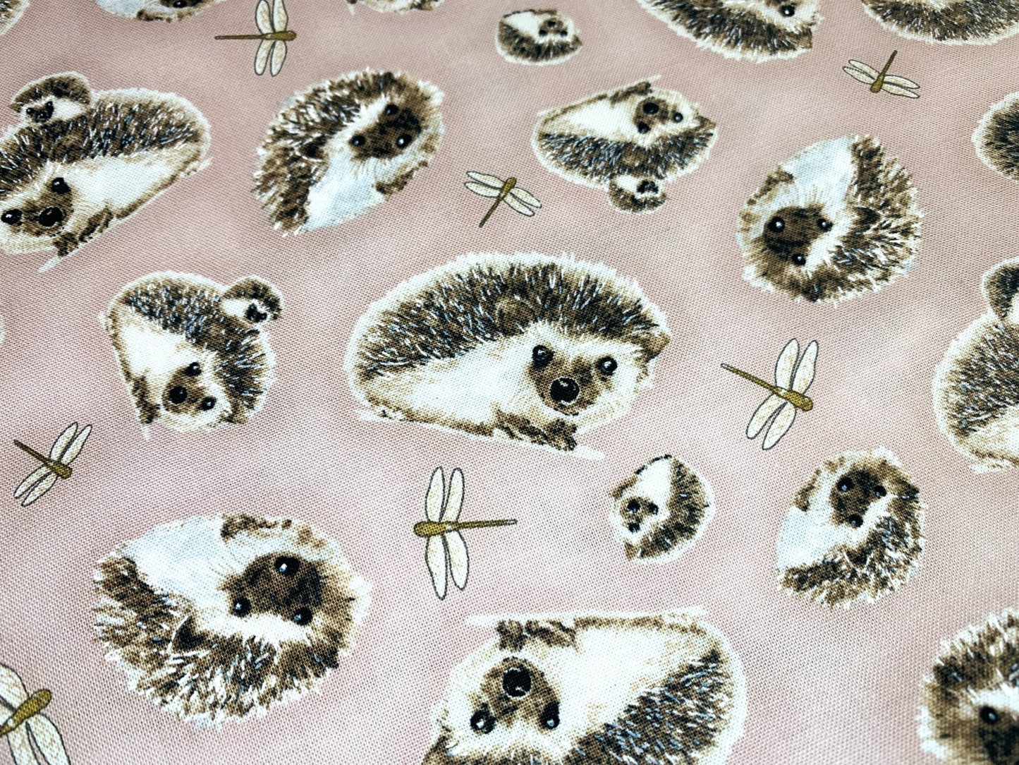 Hedgehog fabric 44933 hedgehogs cotton fabric - Mary Jo Fabrics