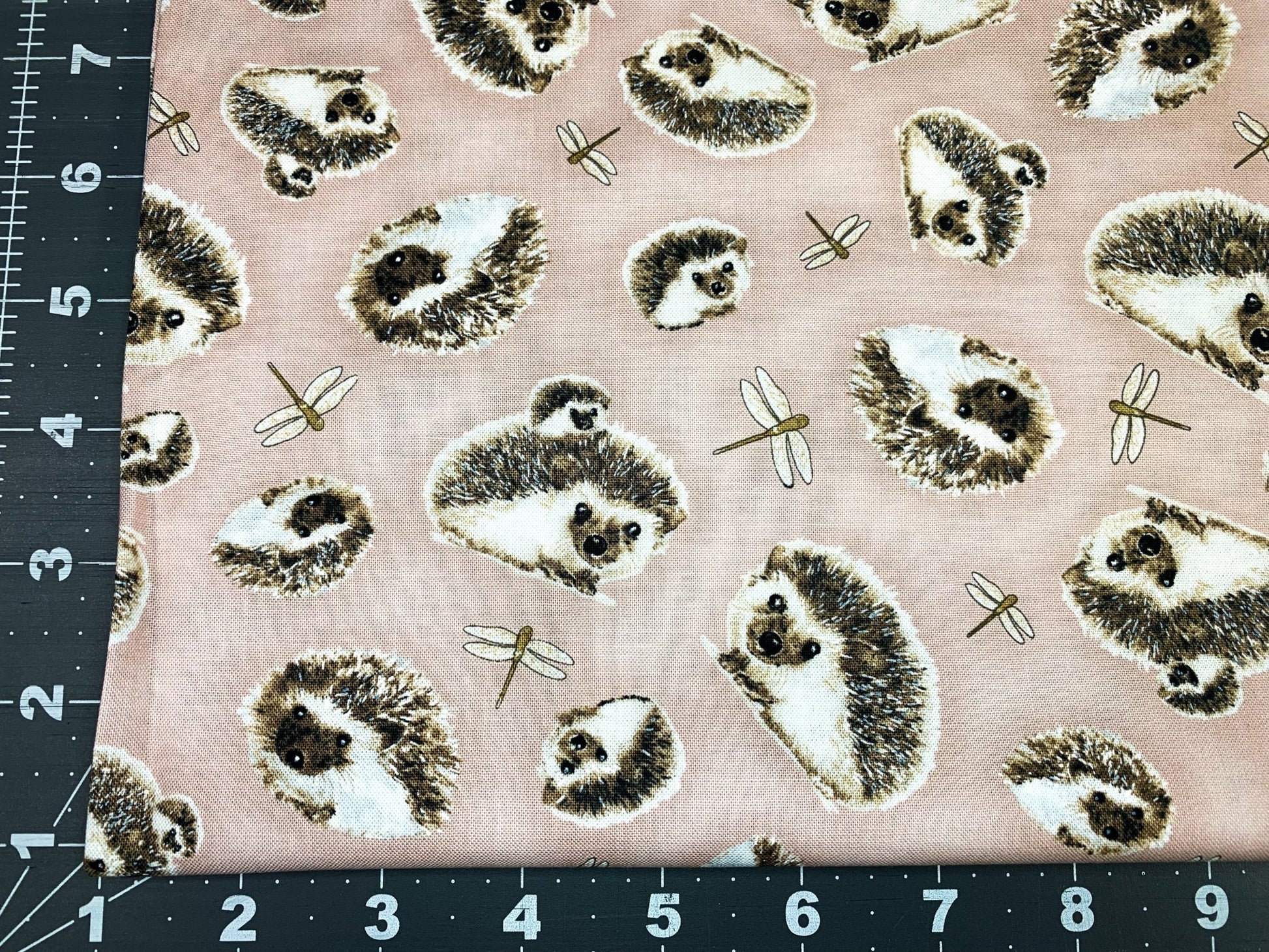 Hedgehog fabric 44933 hedgehogs cotton fabric - Mary Jo Fabrics