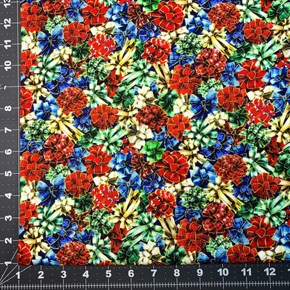 Holiday Bow Christmas Fabric 59-8931 Noel Red Bows - Mary Jo Fabrics