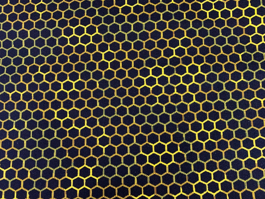 Honeycomb Bee fabric CD1360 Bumble bee fabric Honeycomb fabric - Mary Jo Fabrics