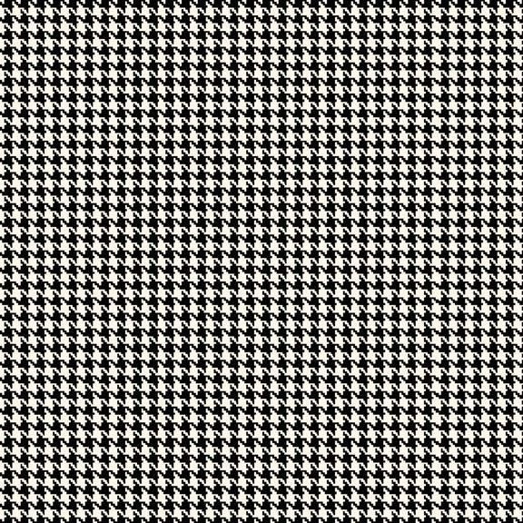 Houndstooth Flannel R090960 Black and white fabric - Mary Jo Fabrics