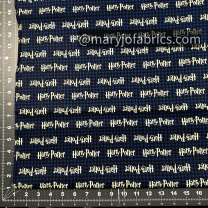 Houndstooth Harry Potter Fabric 23800214 Camelot - Mary Jo Fabrics