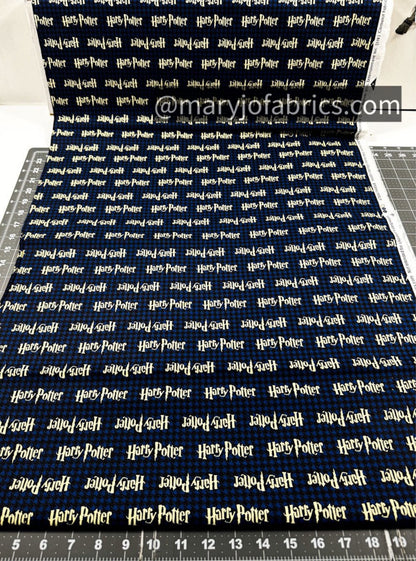 Houndstooth Harry Potter Fabric 23800214 Camelot - Mary Jo Fabrics