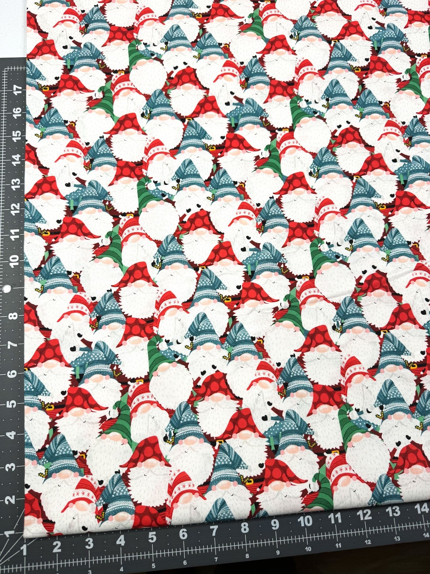 I will be gnome for Christmas fabric Gnomes - Mary Jo Fabrics