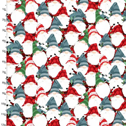 I will be gnome for Christmas fabric Gnomes - Mary Jo Fabrics