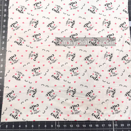 I woke up this Cute Cotton FLANNEL 7658 Nursery FLANNEL - Mary Jo Fabrics
