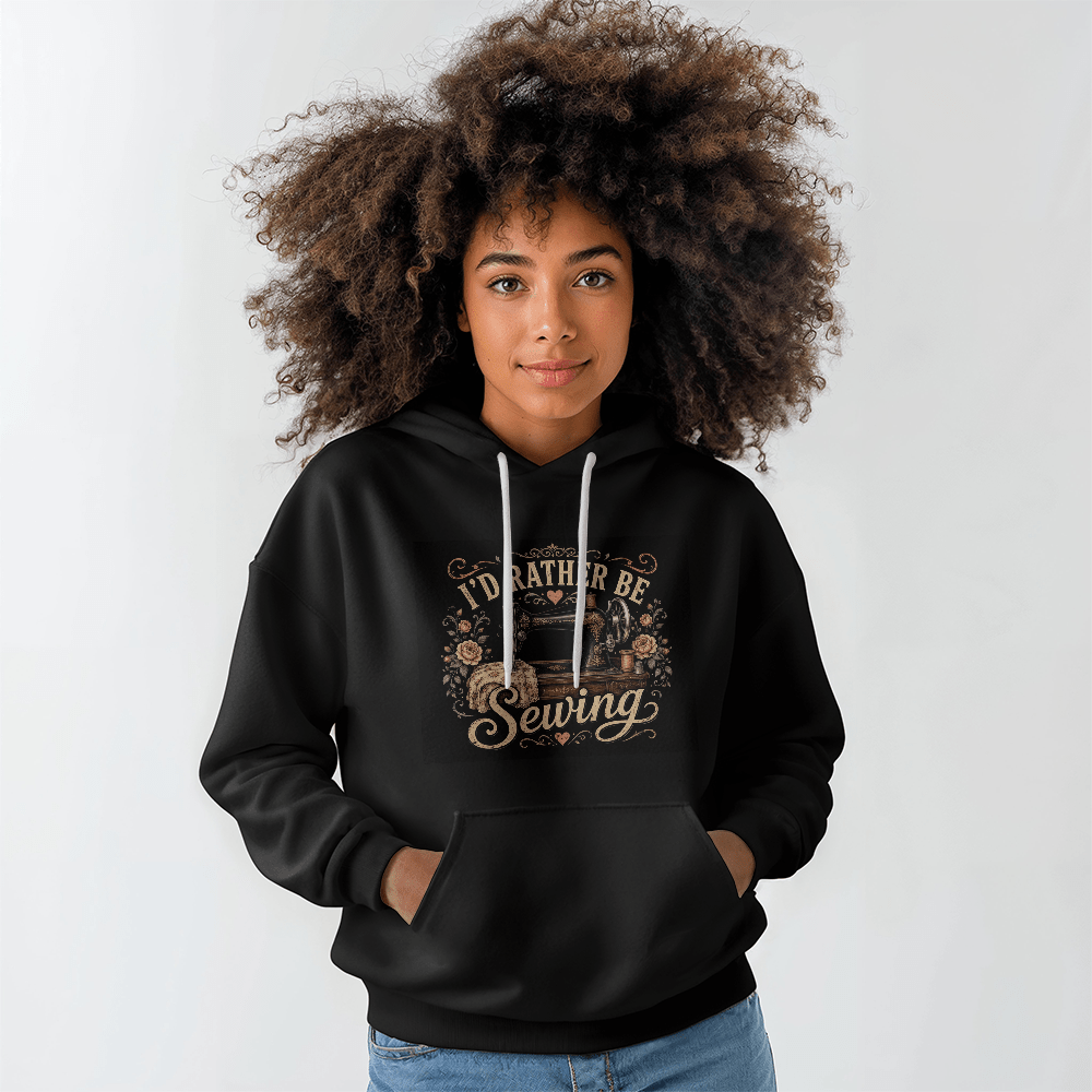 I'd Rather Be Sewing Sweatshirt - Mary Jo Fabrics