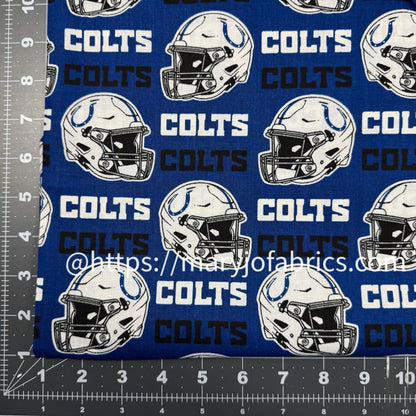 Indianapolis Colts Cotton Fabric 6006 - D NFL Cotton Fabric - Mary Jo Fabrics