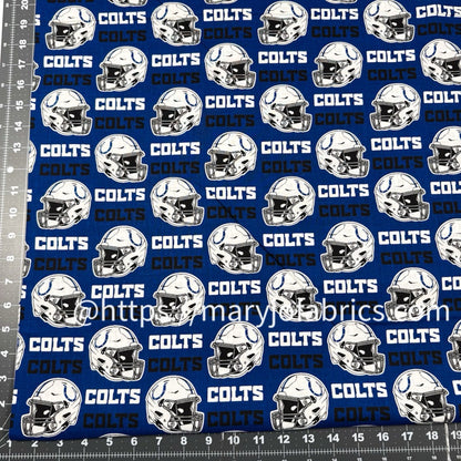 Indianapolis Colts Material 6006 - D NFL Fabric - Mary Jo Fabrics