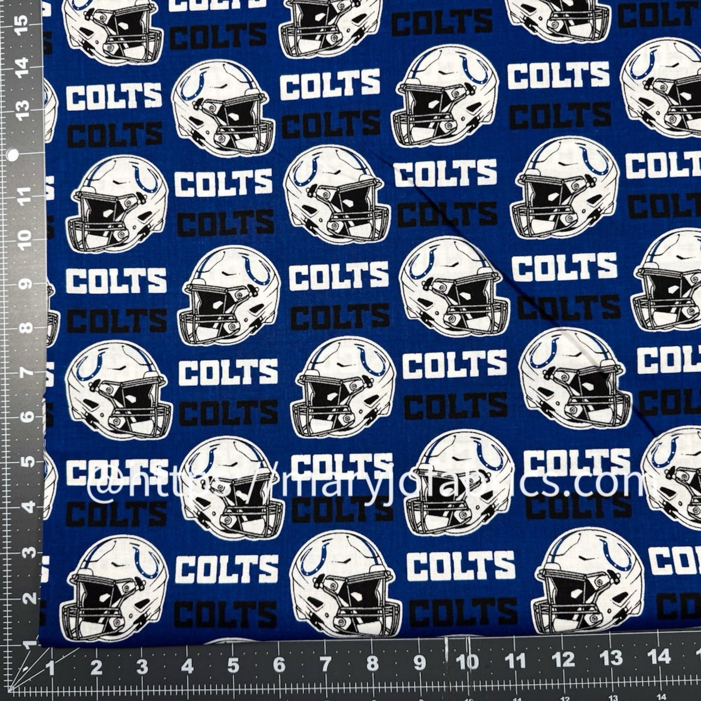 Indianapolis Colt Fabric NFL Fabric - Mary Jo Fabrics