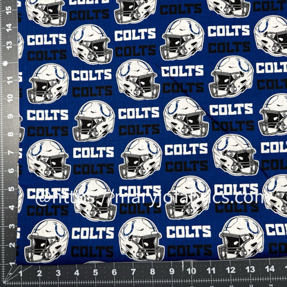 Indianapolis Colt Fabric NFL Fabric - Mary Jo Fabrics