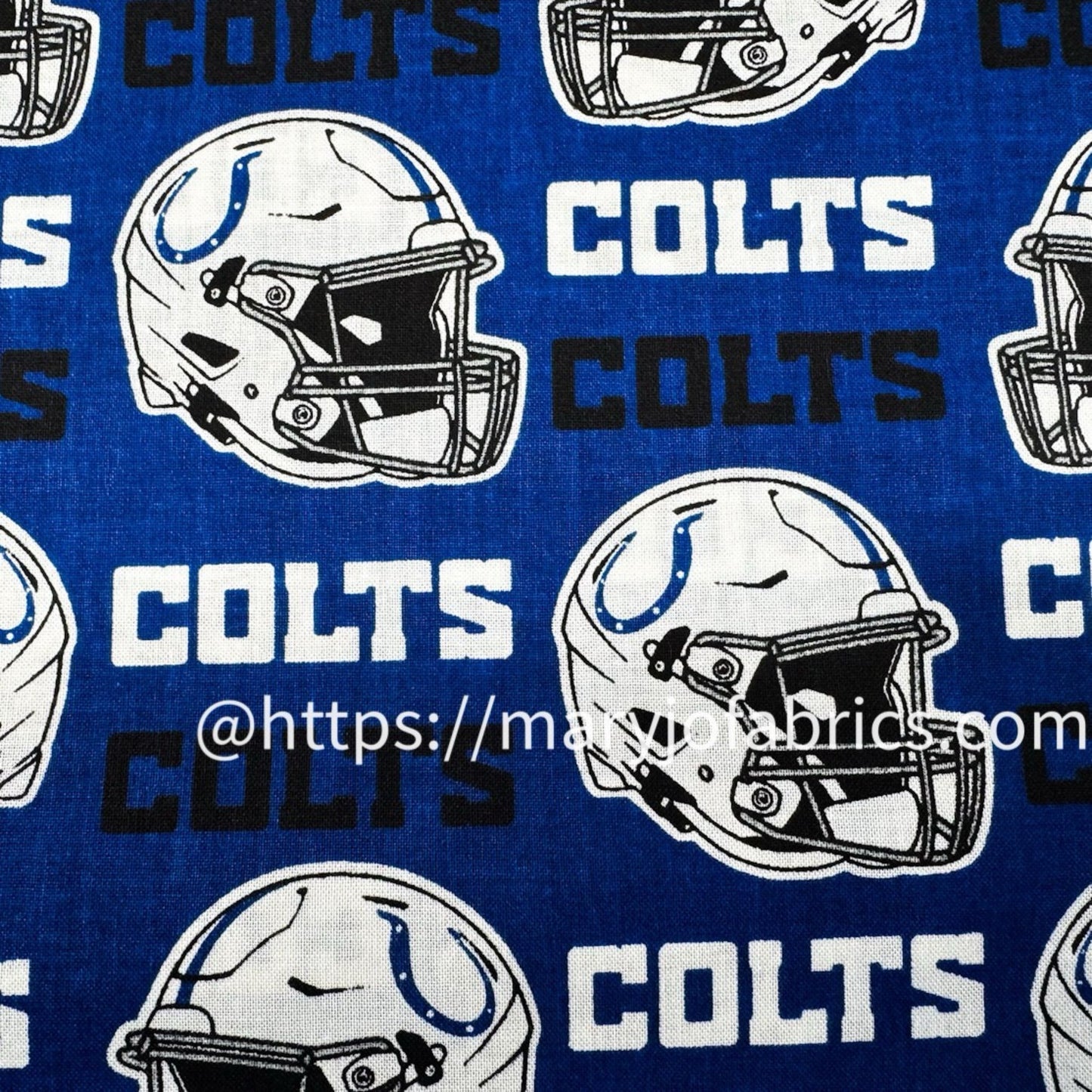 Indianapolis Colts Quilt Fabric 6006 - D NFL Fabric - Mary Jo Fabrics