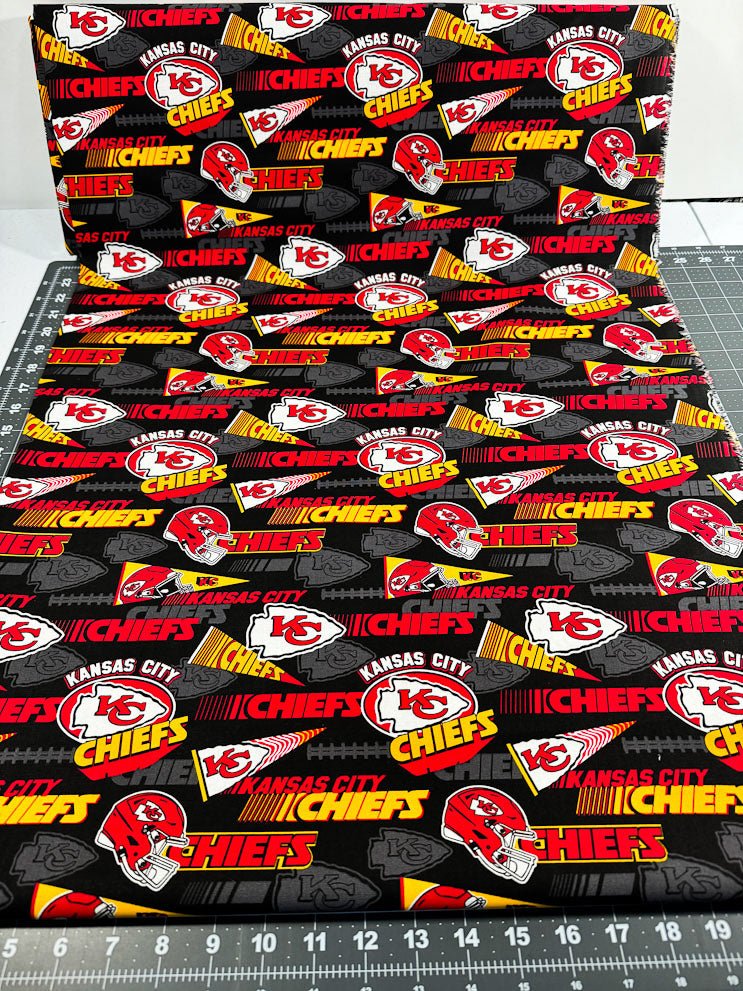 Kansas City Chiefs Cotton fabric 70112D NFL Fabric Kansas fabric - Mary Jo Fabrics