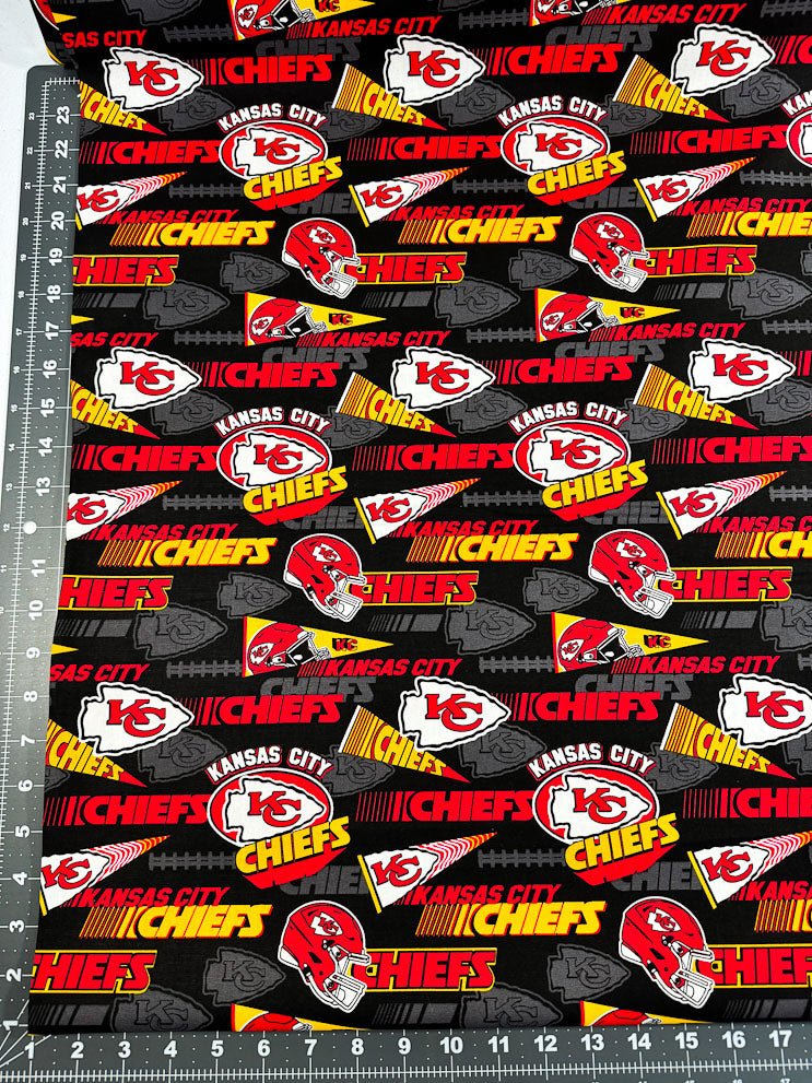 Kansas City Chiefs Cotton fabric 70112D NFL Fabric Kansas fabric - Mary Jo Fabrics