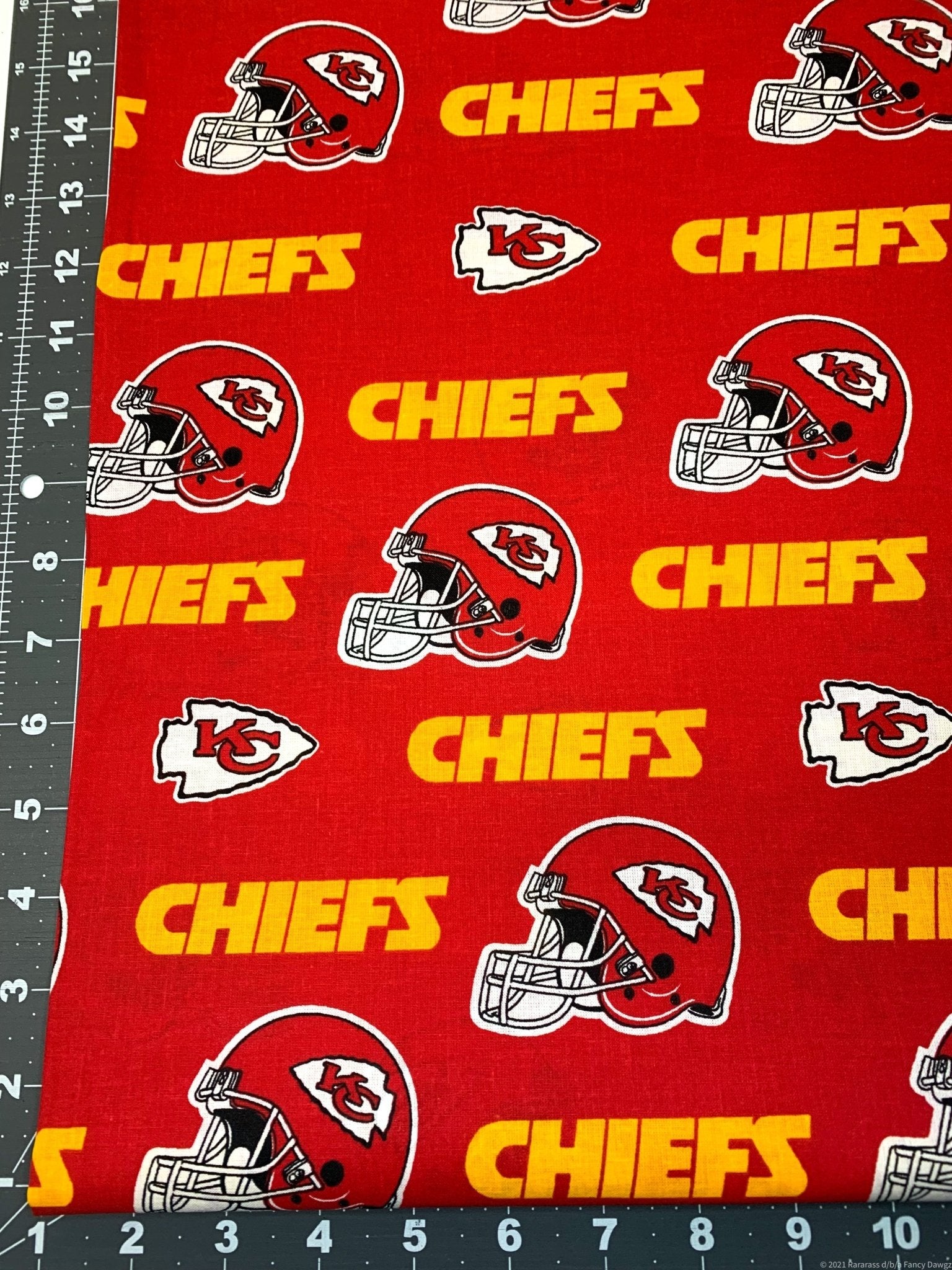 Kansas City Chiefs fabric 6315 - D NFL Fabric Kansas fabric - Mary Jo Fabrics