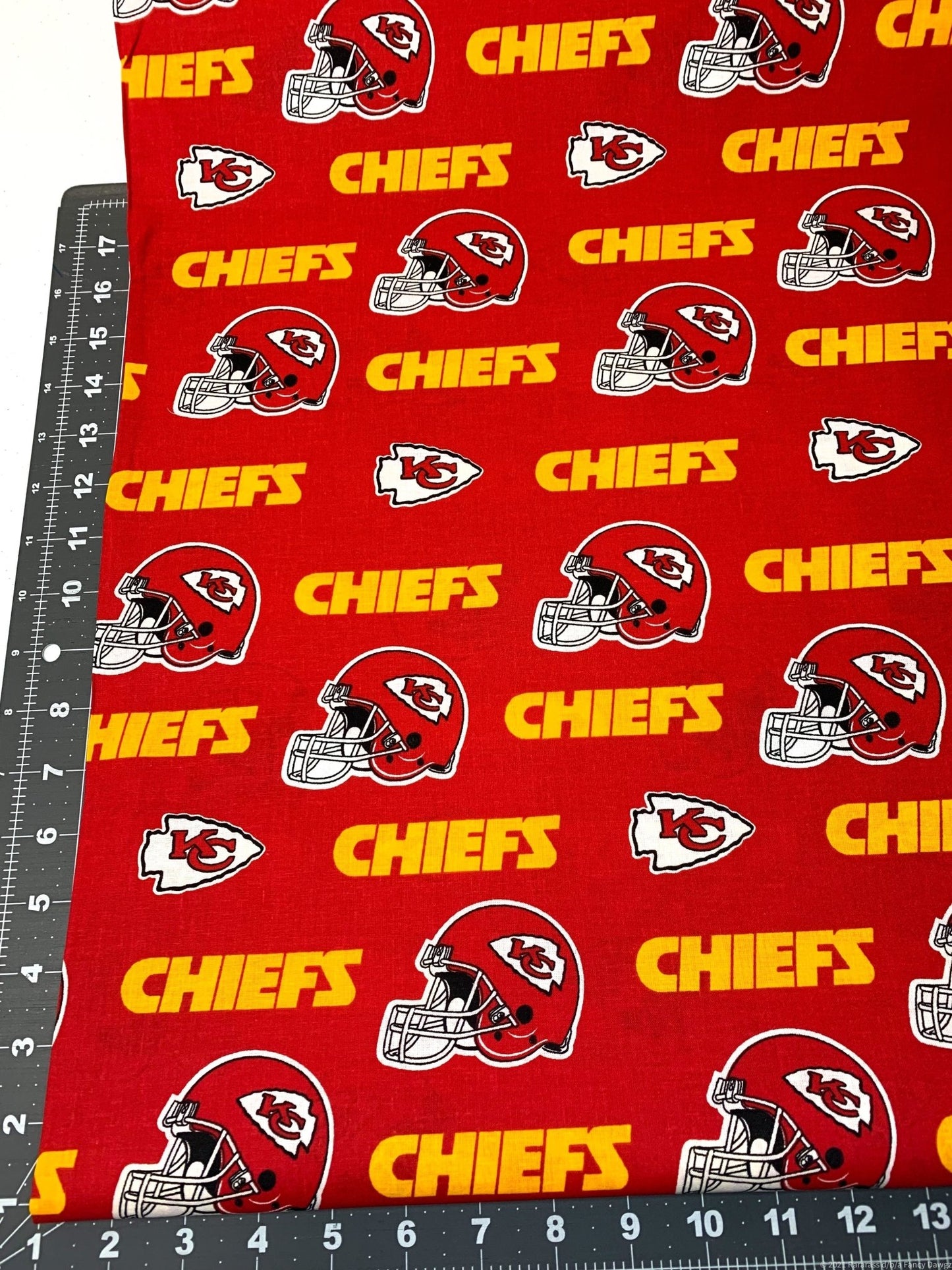 Kansas City Chiefs fabric 6315 - D NFL Fabric Kansas fabric - Mary Jo Fabrics