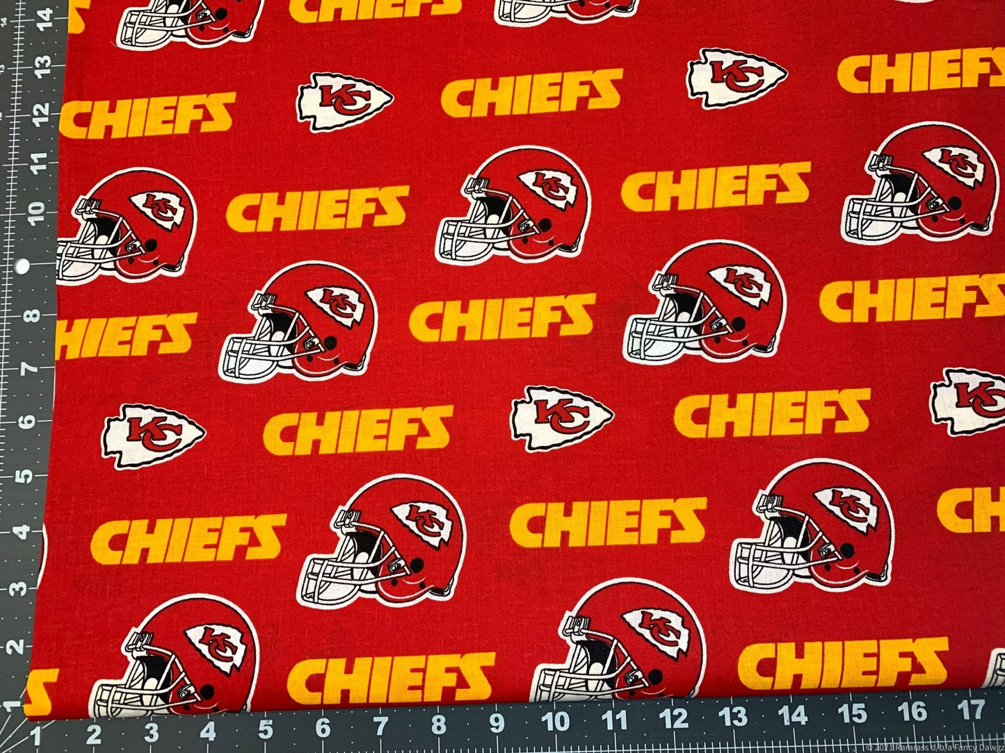 Kansas City Chiefs fabric 6315 - D NFL Fabric Kansas fabric - Mary Jo Fabrics