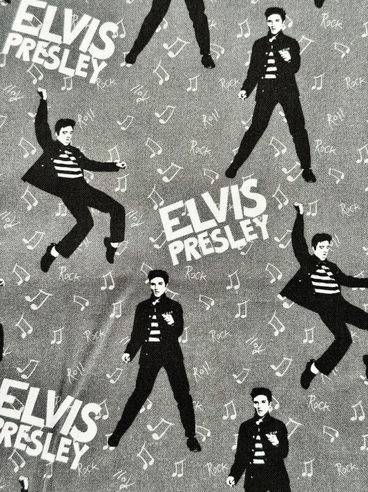 King of Rock Elvis Presley fabric Elvis cotton fabric - Mary Jo Fabrics