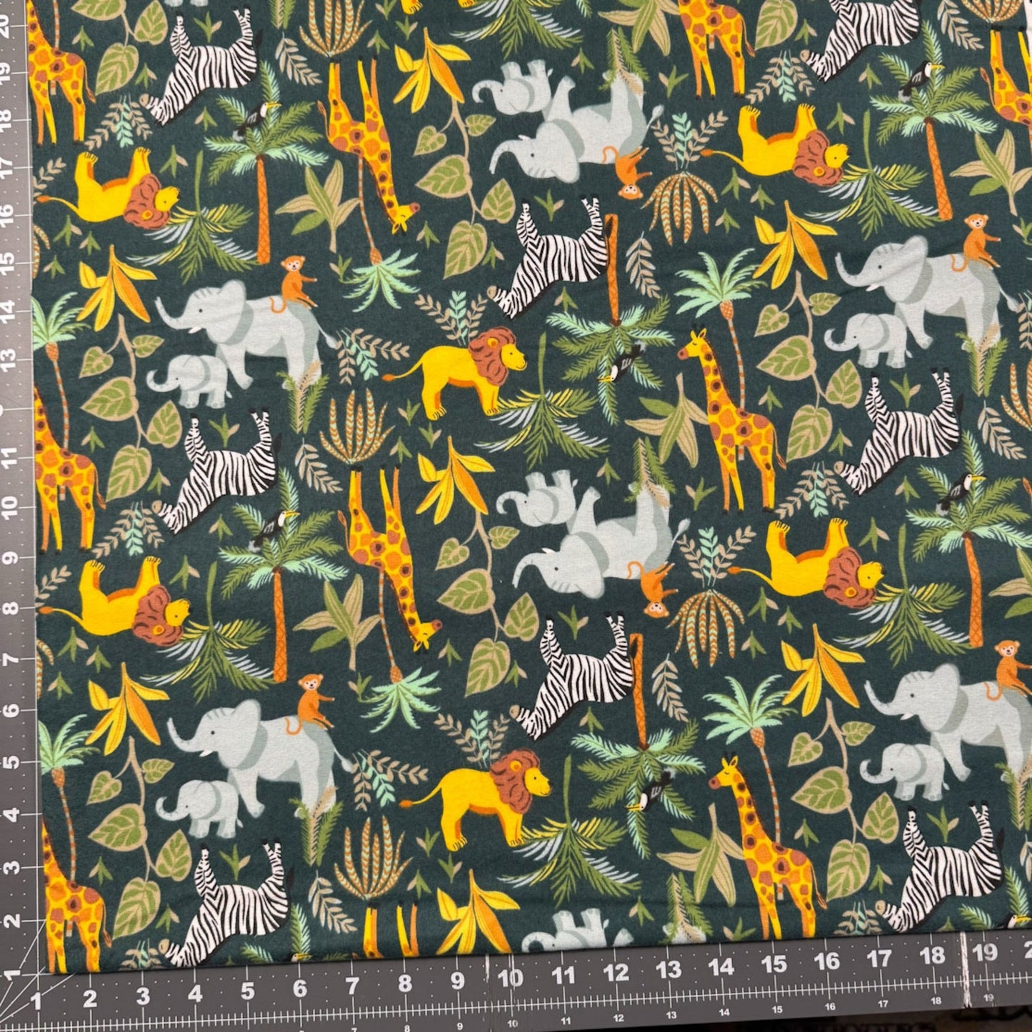 King of the Jungle FLANNEL 54667F Lion Flannel - Mary Jo Fabrics