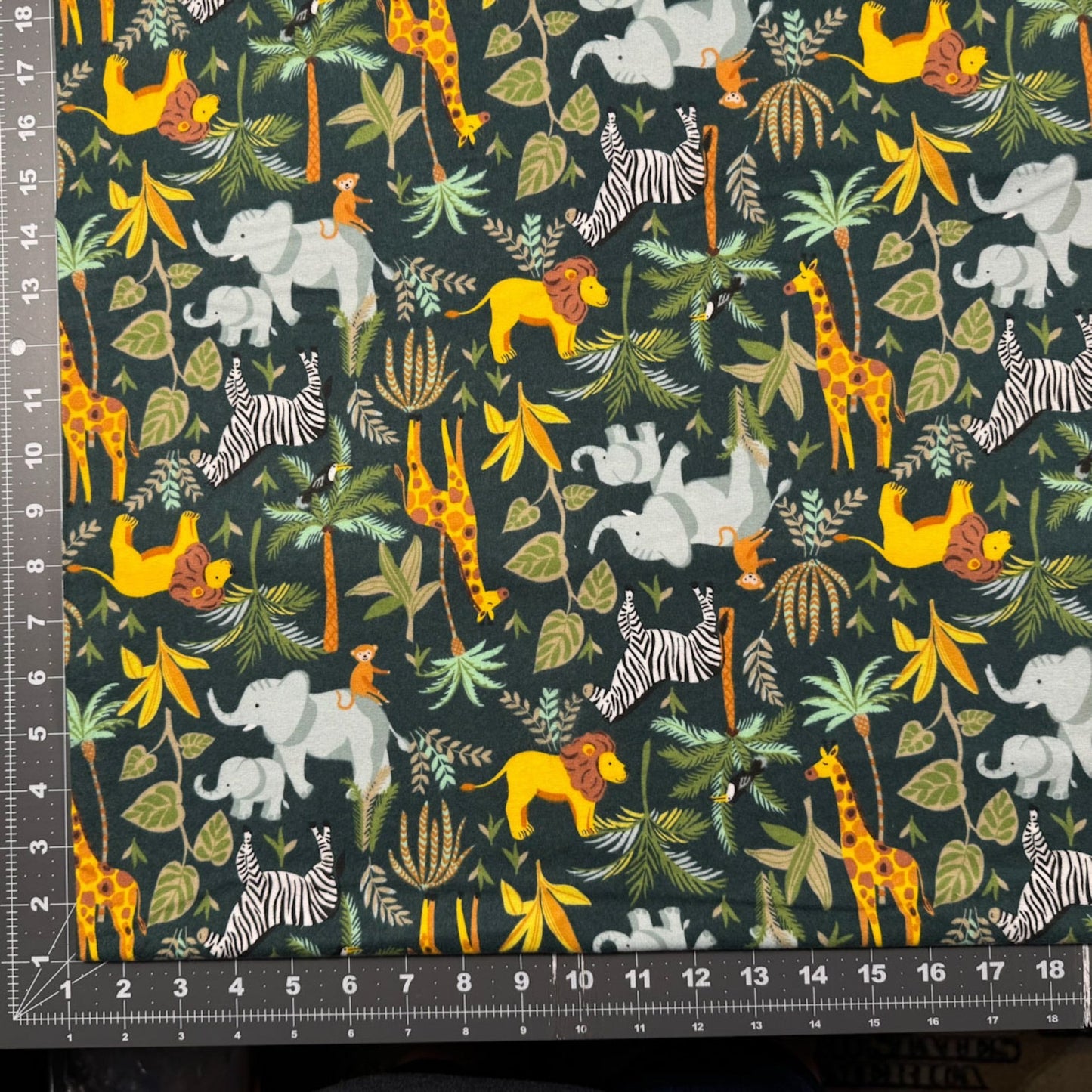 King of the Jungle FLANNEL 54667F Lion Flannel - Mary Jo Fabrics