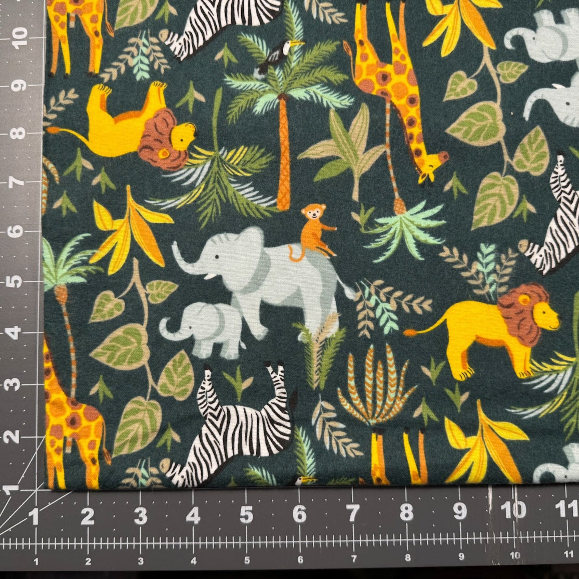 King of the Jungle FLANNEL 54667F Lion Flannel - Mary Jo Fabrics