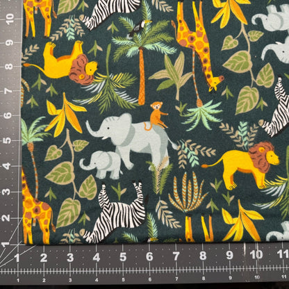 King of the Jungle FLANNEL 54667F Lion Flannel - Mary Jo Fabrics