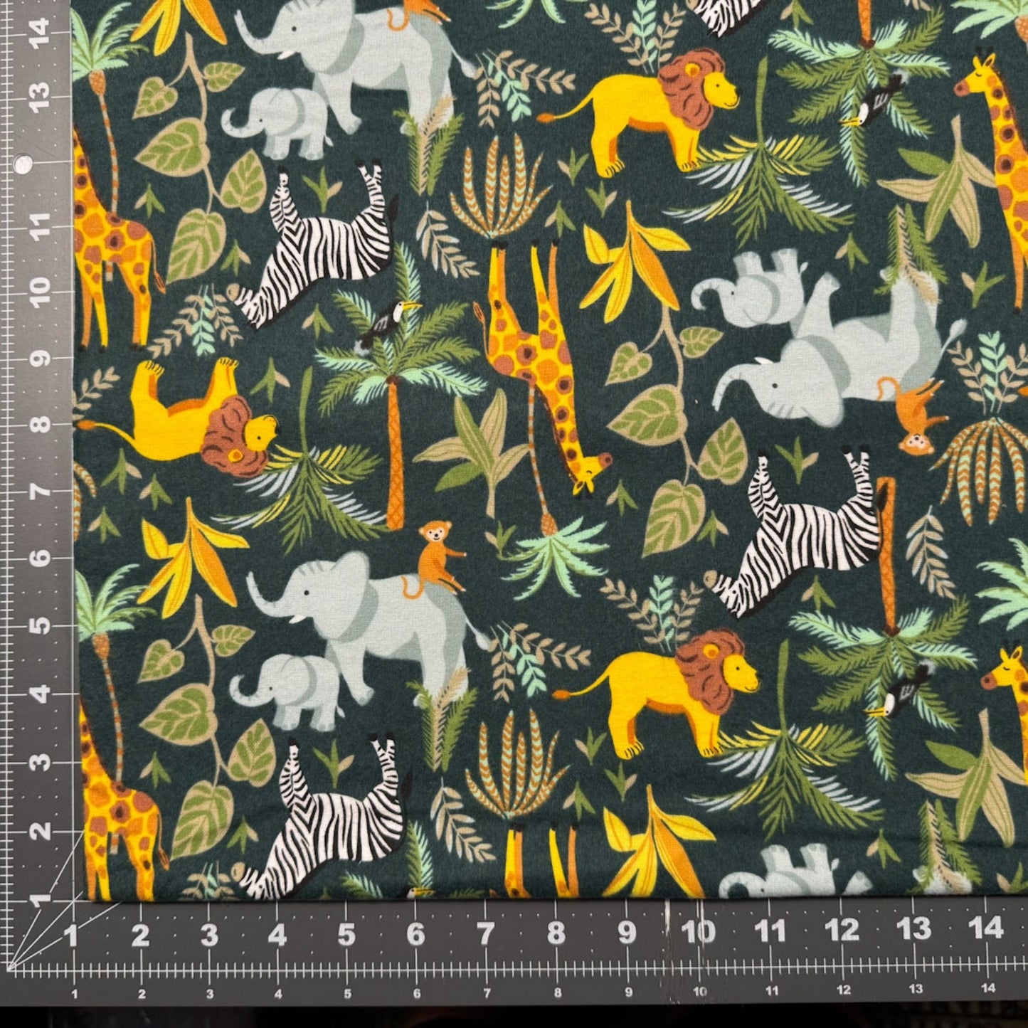 King of the Jungle FLANNEL 54667F Lion Flannel - Mary Jo Fabrics