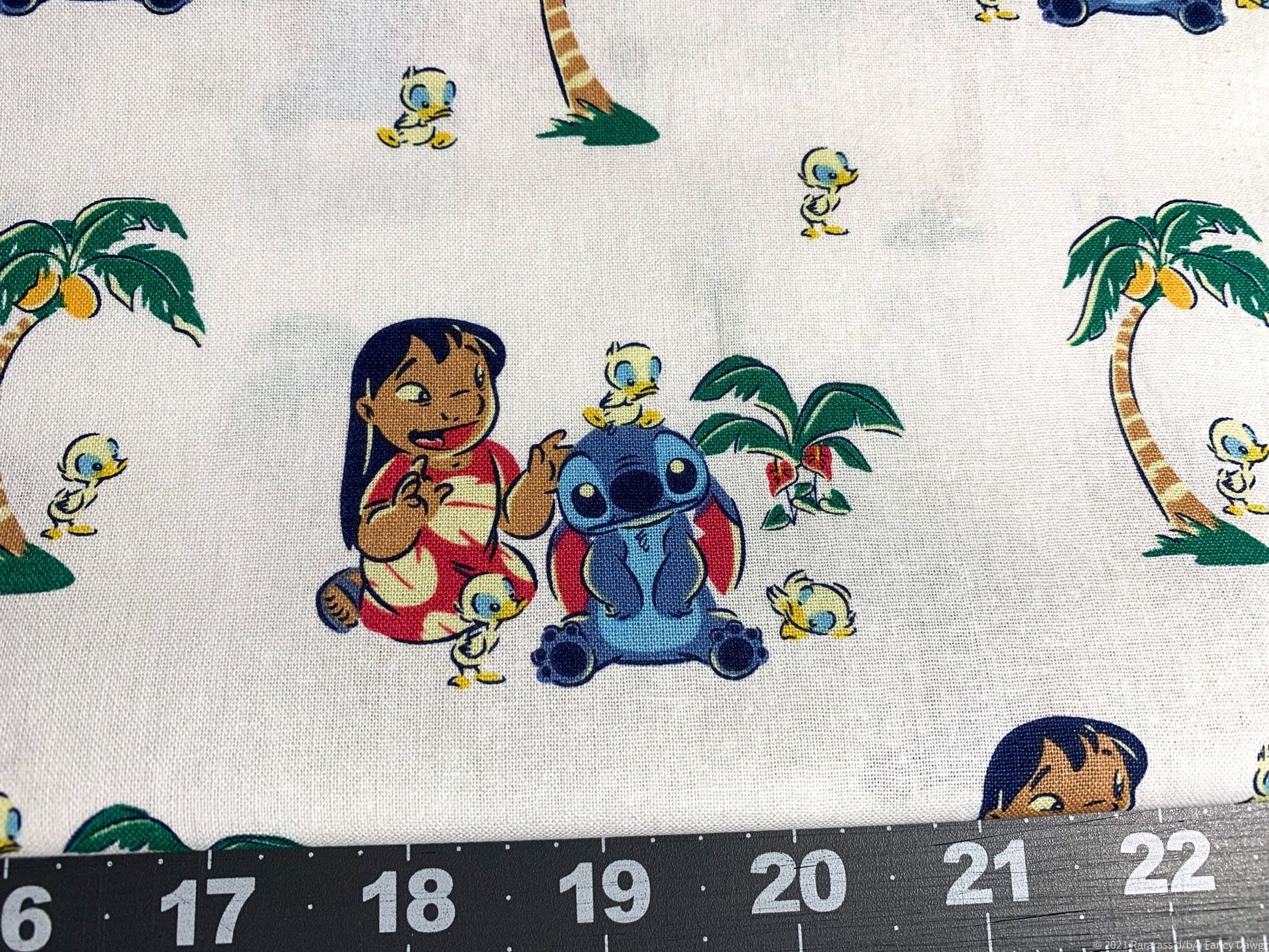 Lilo and Stitch with Friends Lilo fabric Stitch cotton fabric - Mary Jo Fabrics