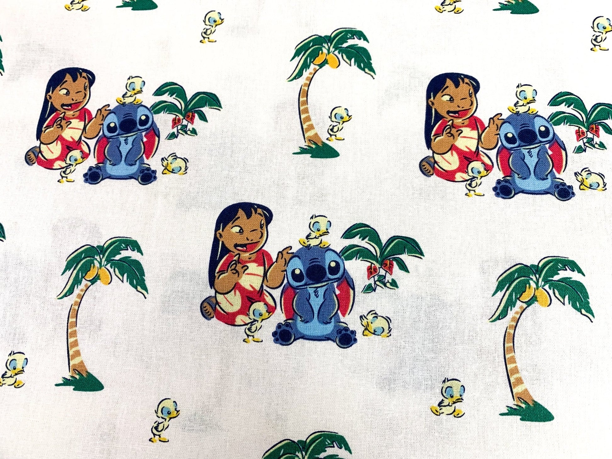 Lilo and Stitch with Friends Lilo fabric Stitch cotton fabric - Mary Jo Fabrics