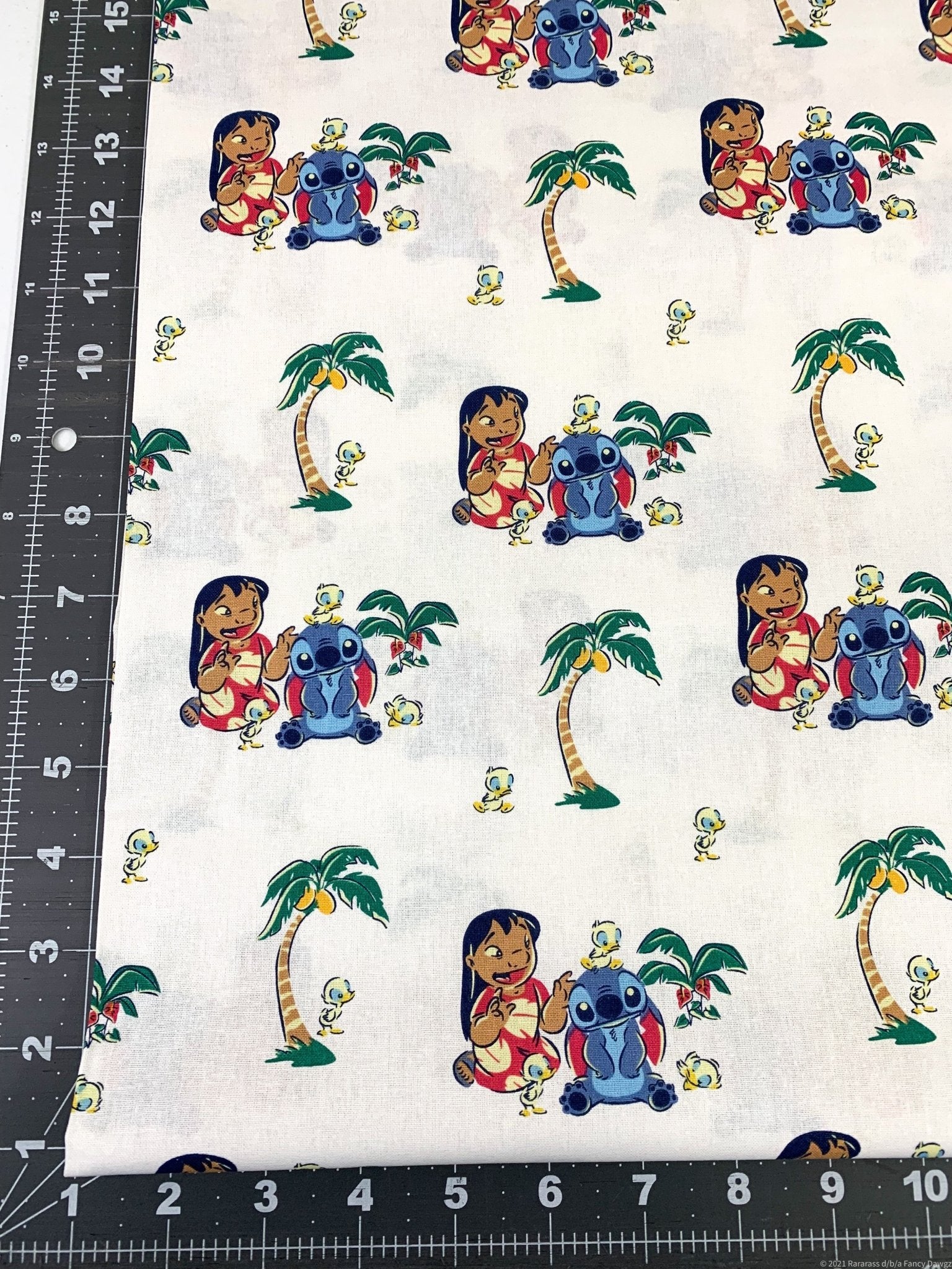 Lilo and Stitch with Friends Lilo fabric Stitch cotton fabric - Mary Jo Fabrics