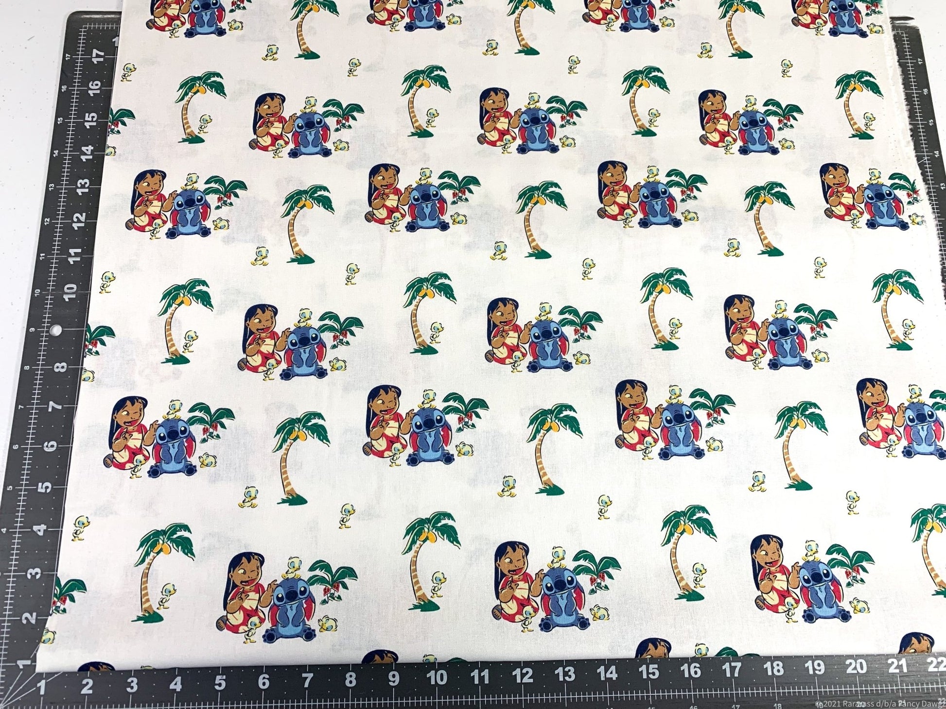 Lilo and Stitch with Friends Lilo fabric Stitch cotton fabric - Mary Jo Fabrics