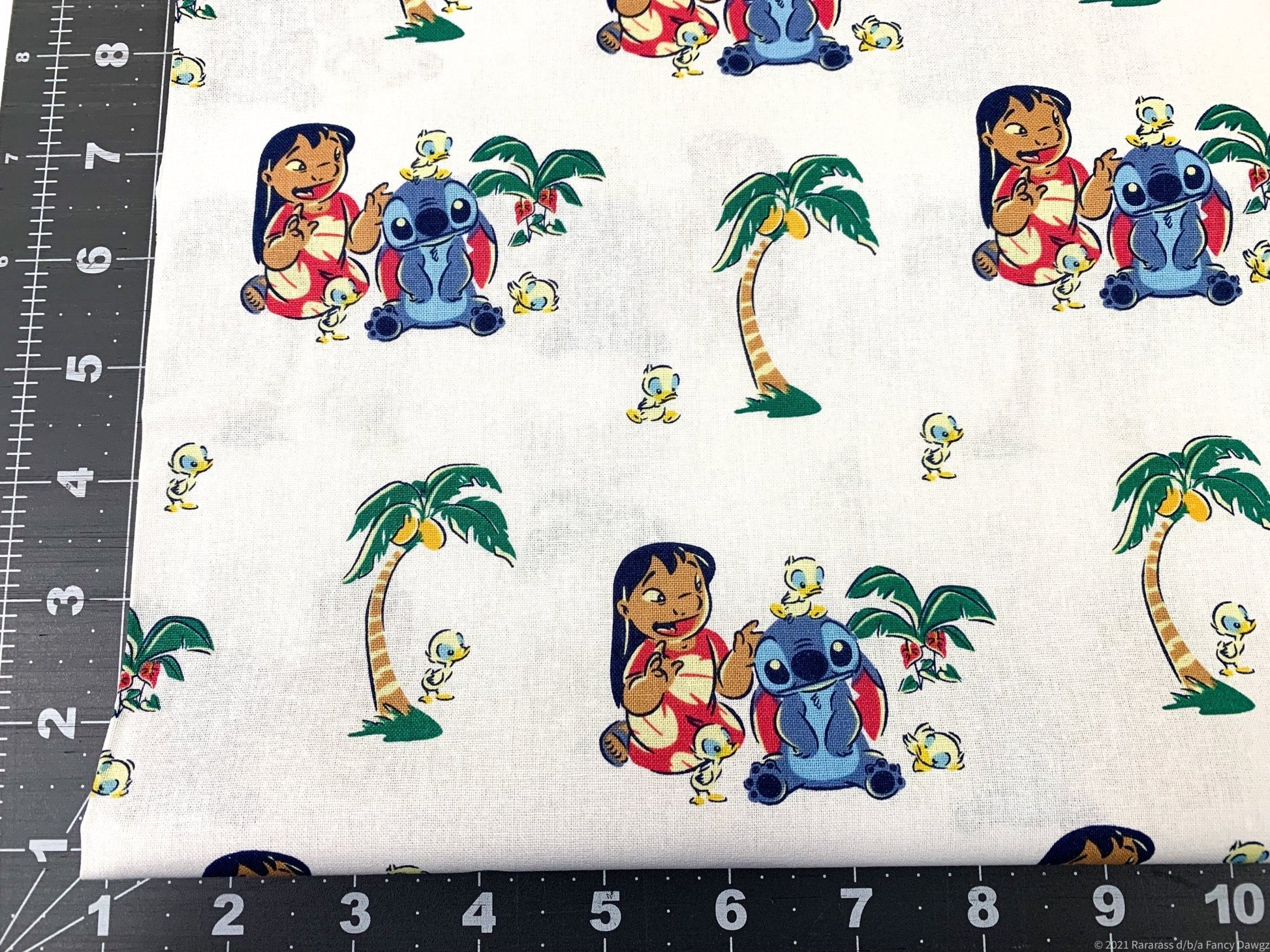 Lilo and Stitch with Friends Lilo fabric Stitch cotton fabric - Mary Jo Fabrics