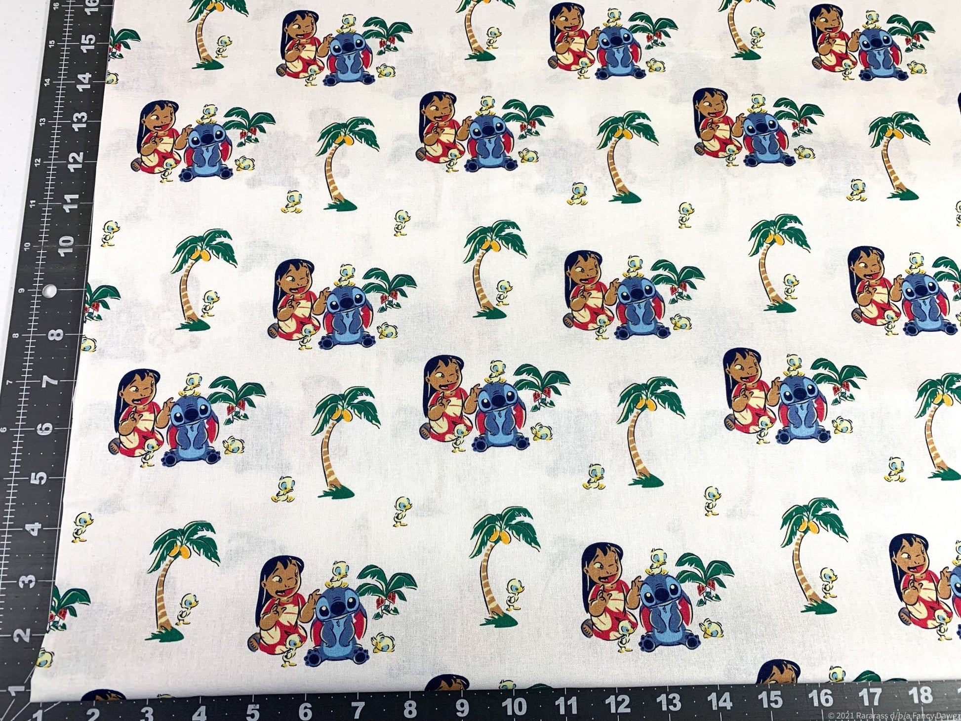 Lilo and Stitch with Friends Lilo fabric Stitch cotton fabric - Mary Jo Fabrics