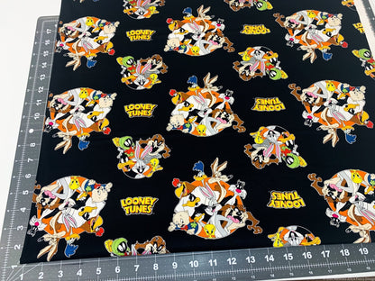 Looney Tunes cartoon fabric Bugs Bunny Tweety - Mary Jo Fabrics