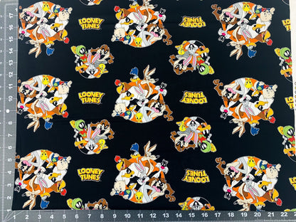 Looney Tunes cartoon fabric Bugs Bunny Tweety - Mary Jo Fabrics