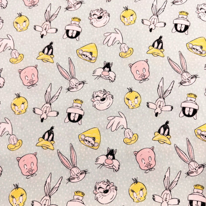 Looney Tunes Fabric 23600125 Mint Green Bugs Tweety - Mary Jo Fabrics