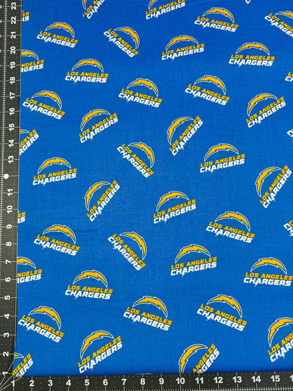 Los Angeles Chargers 70409D NFL Cotton fabric - Mary Jo Fabrics