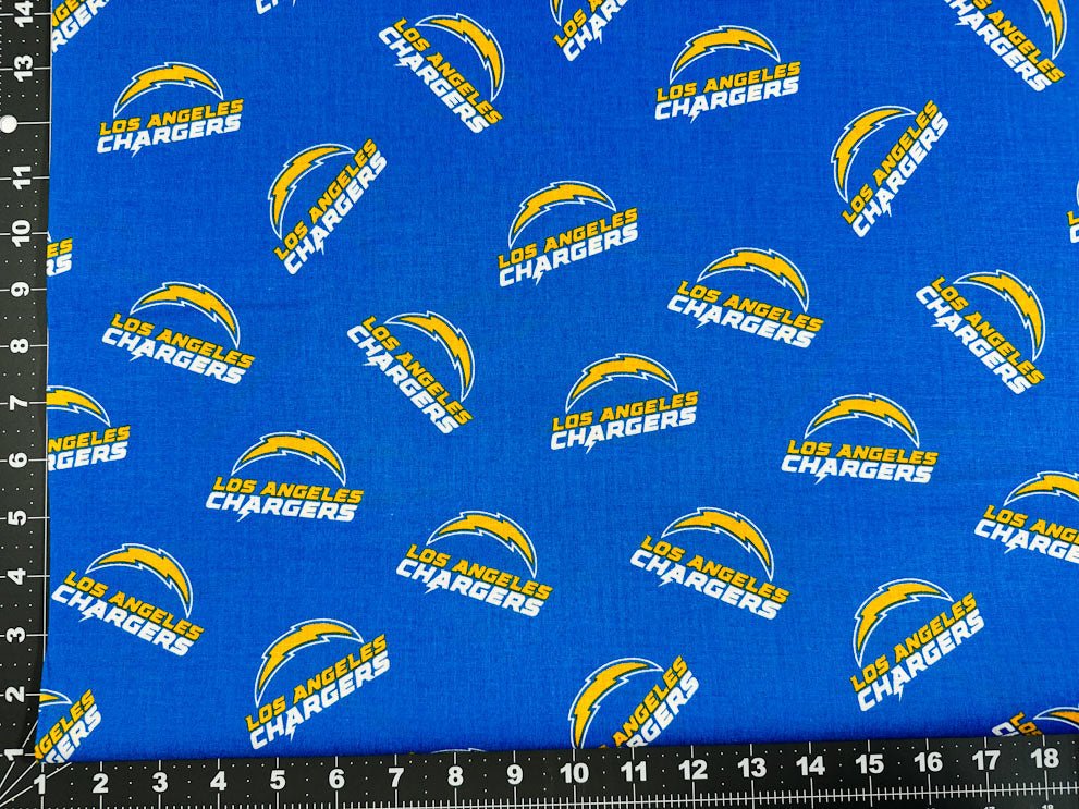 Los Angeles Chargers 70409D NFL Cotton fabric - Mary Jo Fabrics