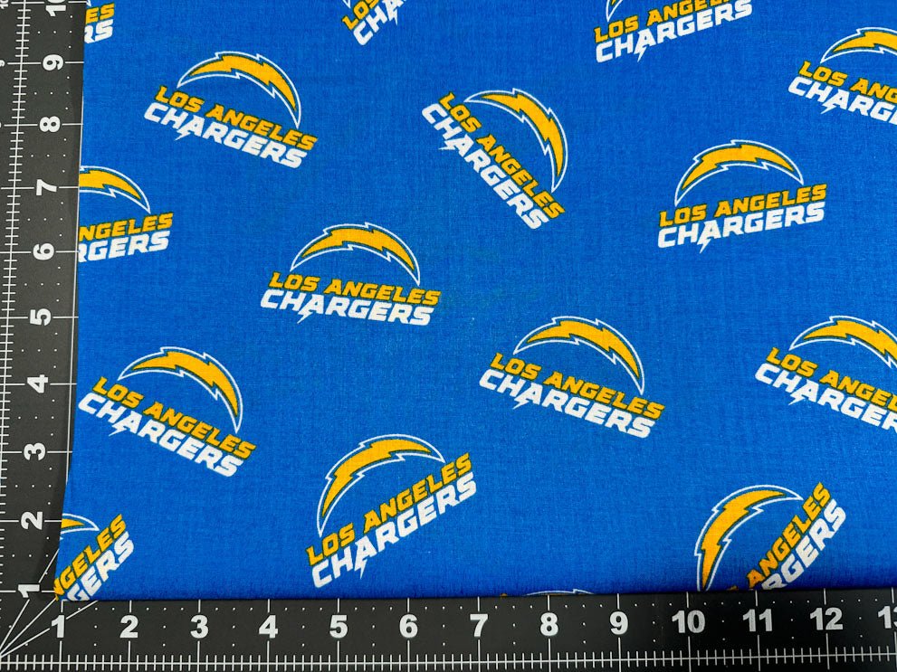 Los Angeles Chargers 70409D NFL Cotton fabric - Mary Jo Fabrics