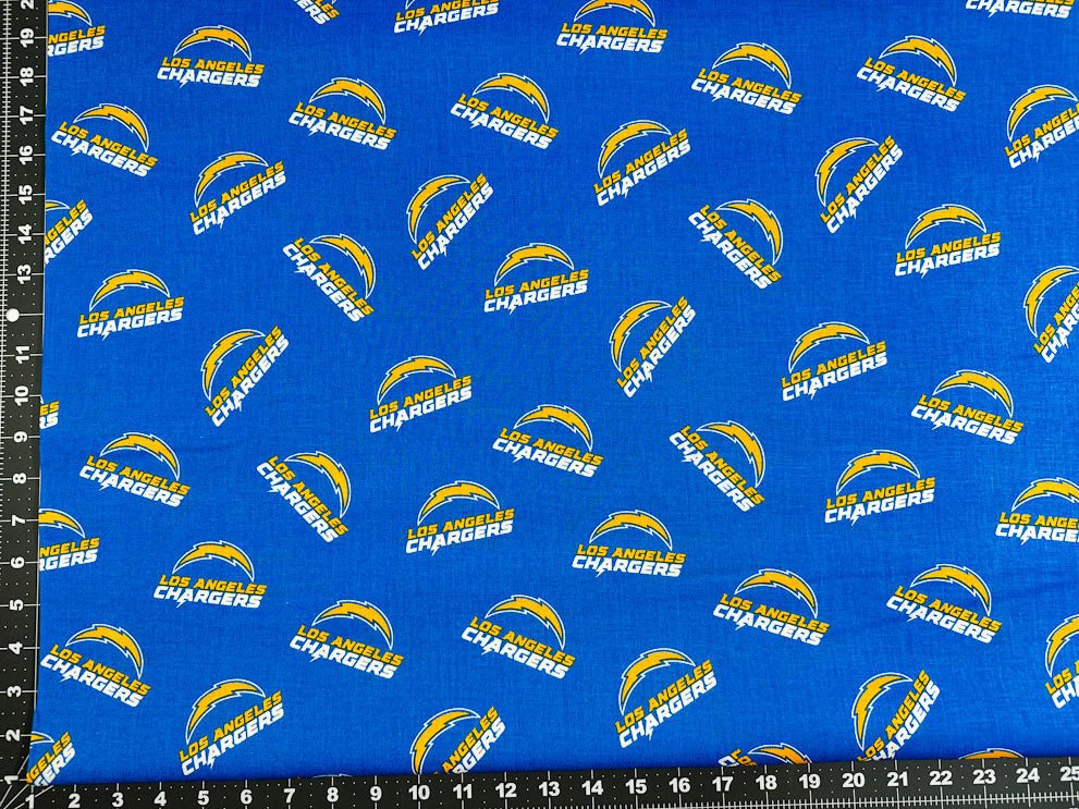 Los Angeles Chargers 70409D NFL Cotton fabric - Mary Jo Fabrics