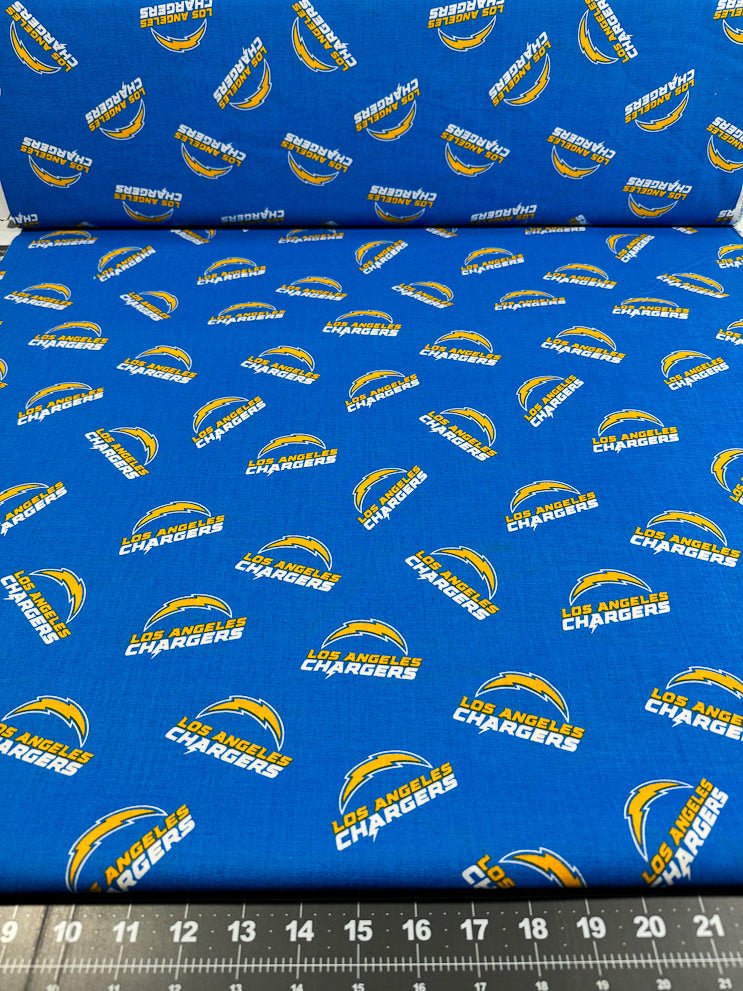 Los Angeles Chargers 70409D NFL Cotton fabric - Mary Jo Fabrics