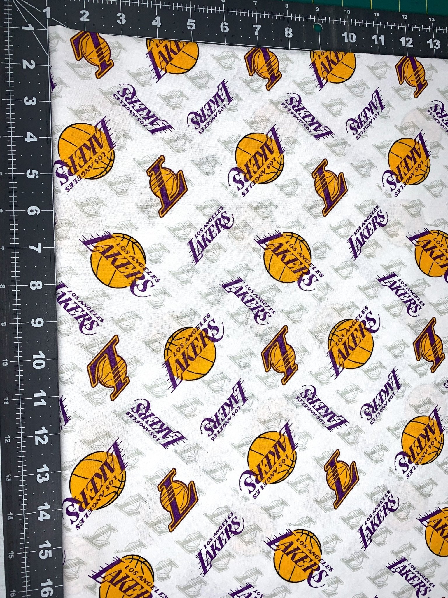 Los Angeles Lakers fabric 83LAL0 LA Lakers cotton fabric - Mary Jo Fabrics