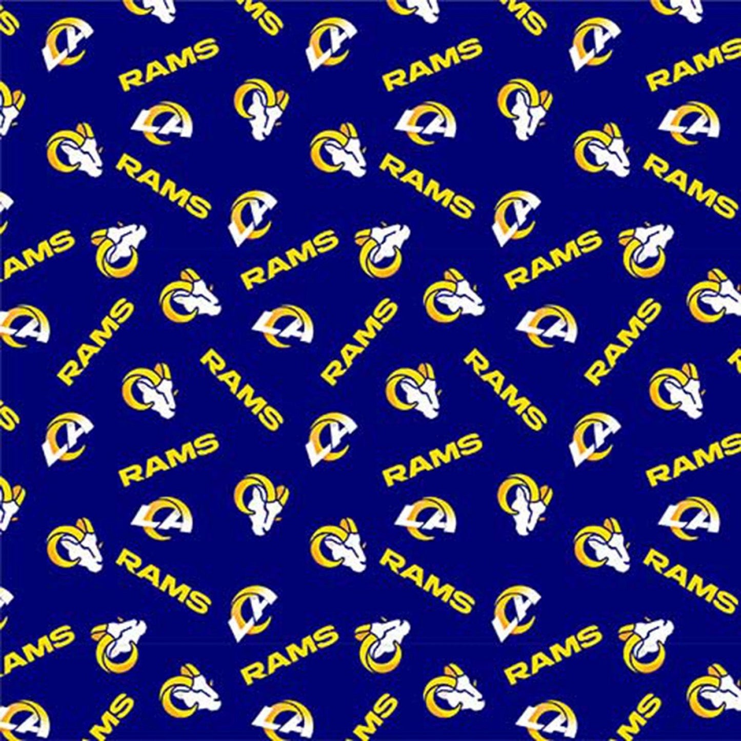 Los Angeles Rams fabric 70401 NFL Cotton fabric LA Rams cotton fabric - Mary Jo Fabrics