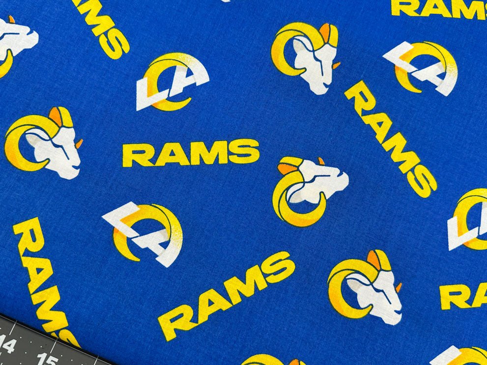 Los Angeles Rams fabric 70401 NFL Cotton fabric LA Rams cotton fabric - Mary Jo Fabrics